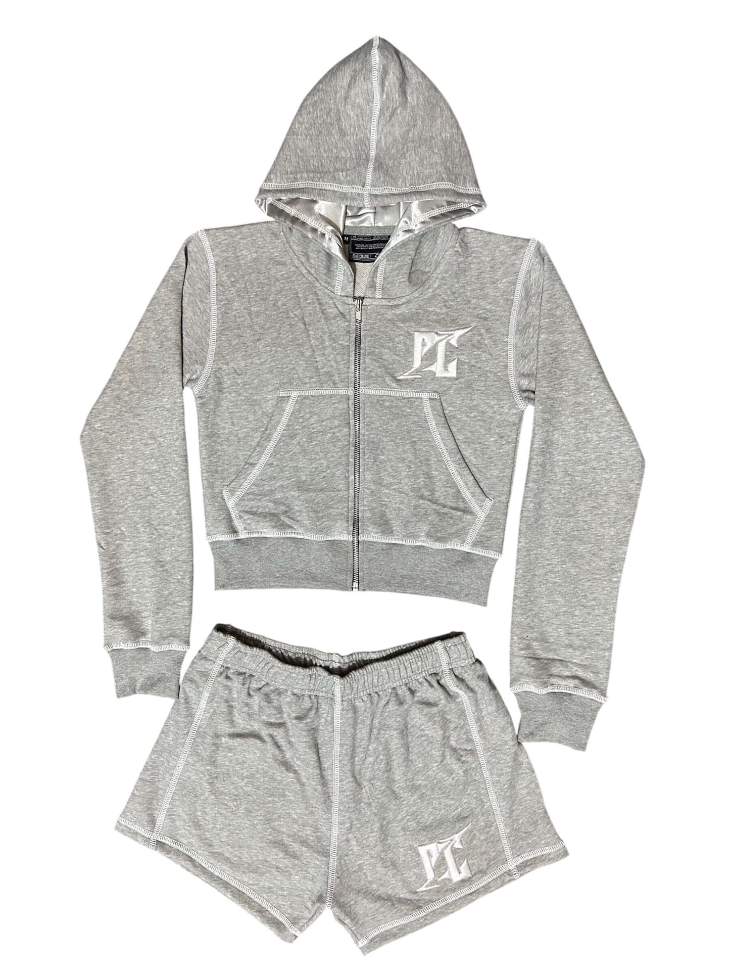 NOUVEAU CROP SHORTS SET