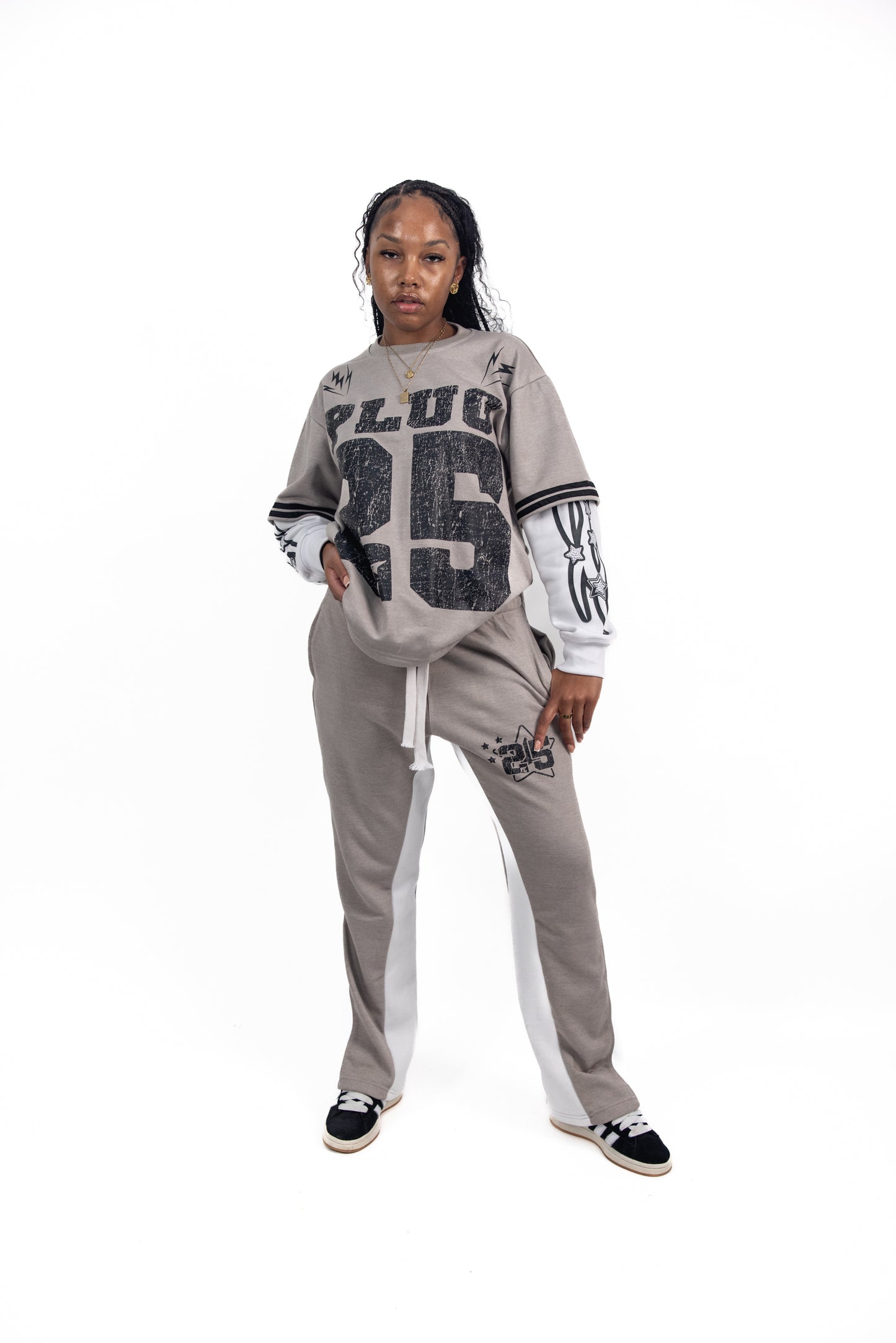 REVIVAL JOGGERS - PEBBLE GREY