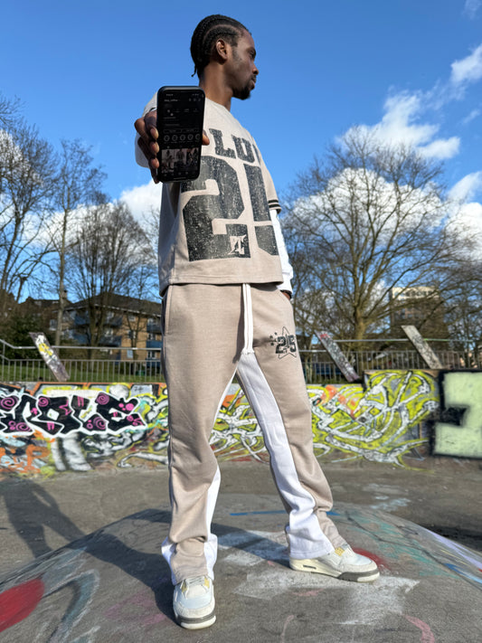 REVIVAL JOGGERS - PEBBLE GREY