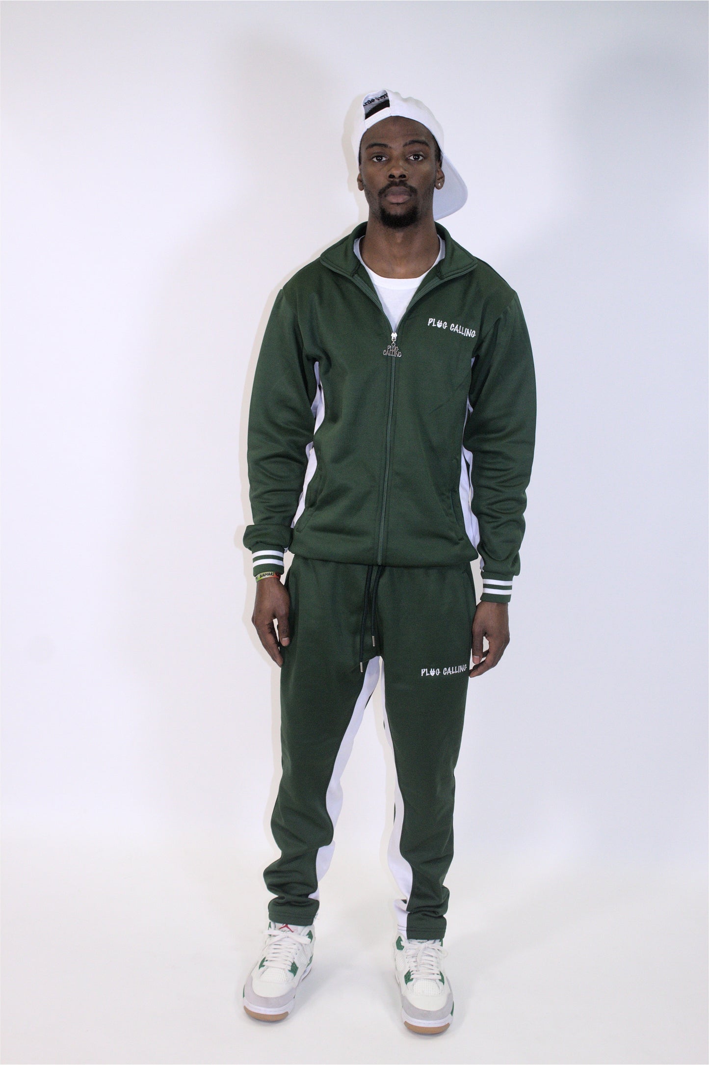 FOREST GREEN TRACKSUIT JACKET