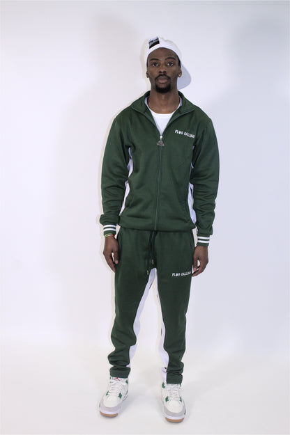 FOREST GREEN TRACKSUIT JACKET