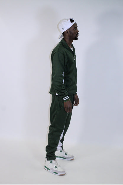 FOREST GREEN TRACKSUIT JACKET