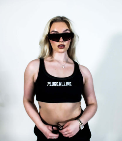 CROP TANK COTTON TOP - Plug Calling-